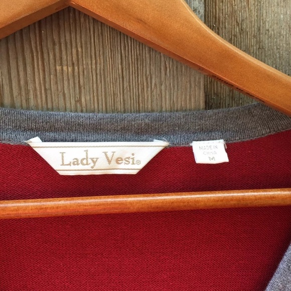 University Of Oklahoma College Cardigan Sweater with pockets Women Medium ๐ - Picture 4 of 5